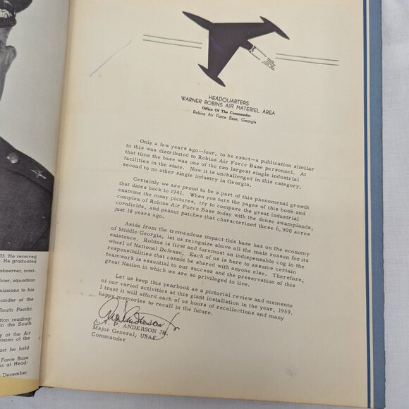 Robins Air Force Base 1959 Directorate of Maintenance Engineering History Book - Picture 8 of 13